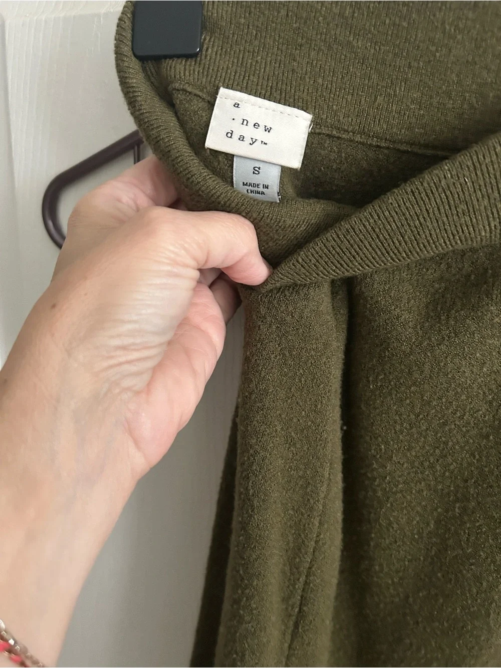 a new day Olive Green Midi Pencil Skirt - Picture 2 of 4